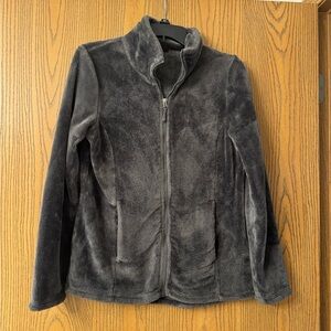 Cozy Gray Fleece Jacket